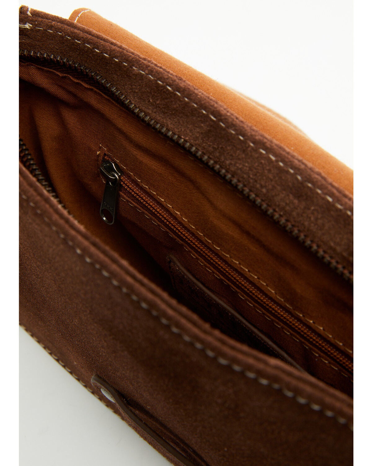 Image #4 - Idyllwind Women's Louanne Suede Western Crossbody Bag, Pecan, hi-res