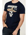 Image #3 - Moonshine Spirit&reg; Men's Party Skull Mariachi Short Sleeve Graphic T-Shirt, Navy, hi-res