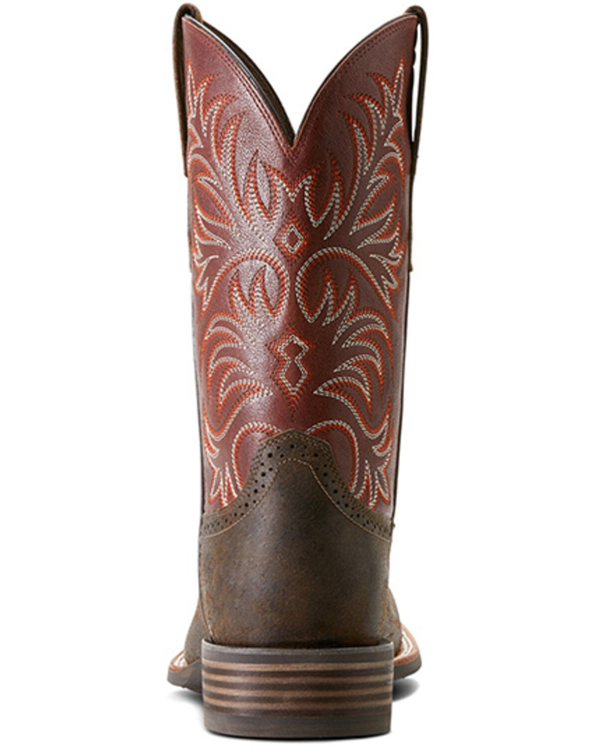 Image #3 - Ariat Men's Oakwood Western Boots - Broad Square Toe, Grey, hi-res