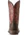 Image #3 - Ariat Men's Oakwood Western Boots - Broad Square Toe, Grey, hi-res