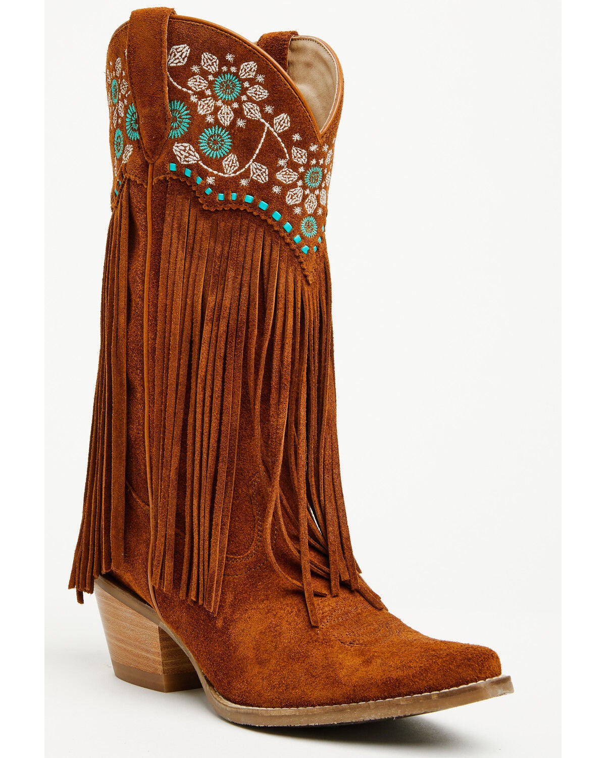 Shyanne Women's Sasha Western Boots - Snip Toe, Cognac, hi-res