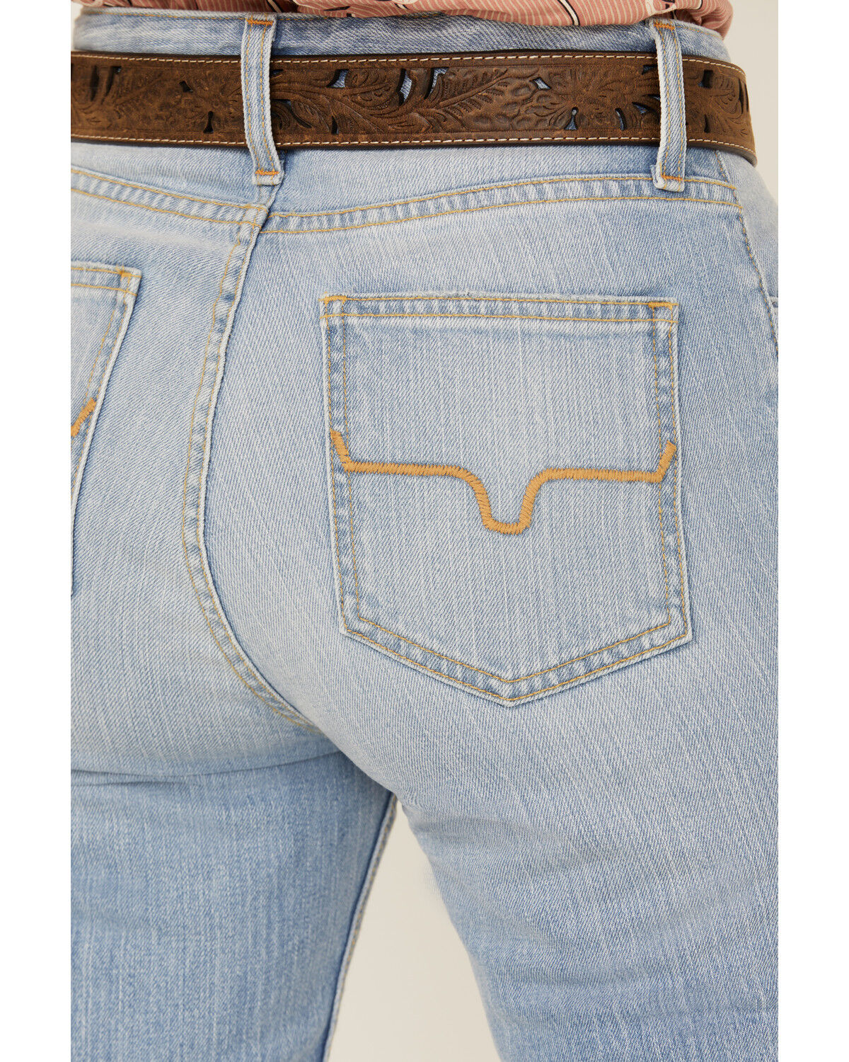 Image #4 - Kimes Ranch Women's Jennifer Light Wash High Rise Trouser Jeans, Light Wash, hi-res
