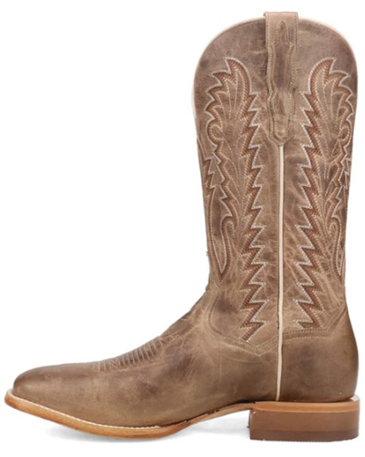 Image #3 - Dan Post Men's Jerry Western Boots - Square Toe, Tan, hi-res