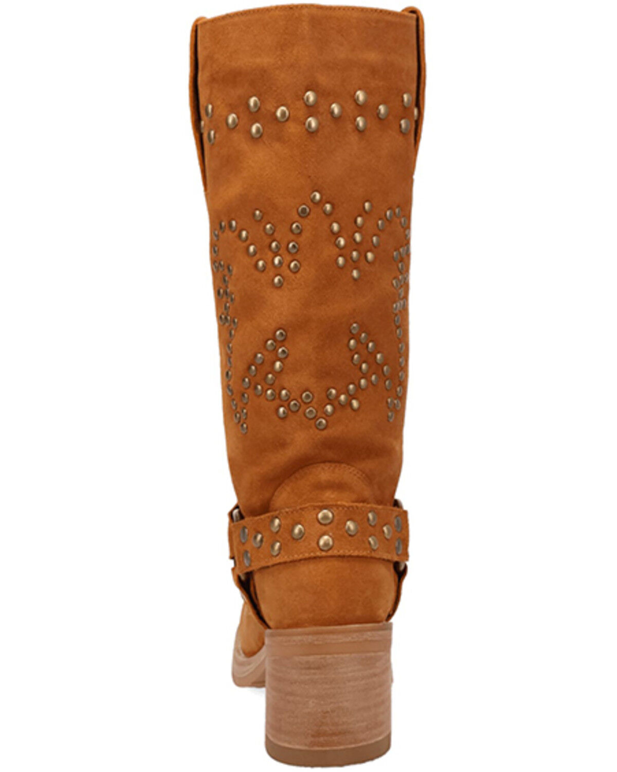 Image #5 - Dingo Women's Troubadour Studded Tall Fashion Boots - Round Toe, Tan, hi-res