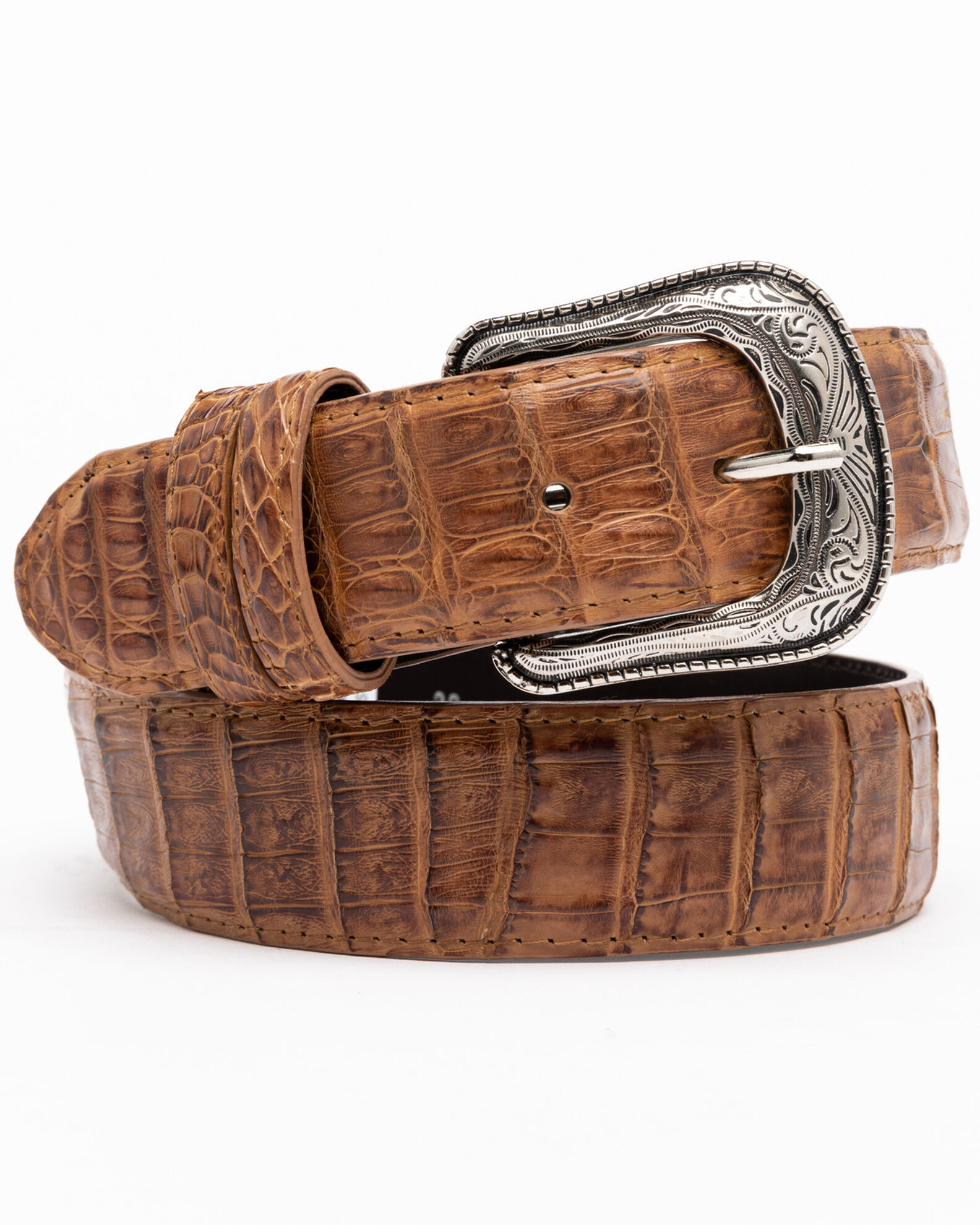 Cody James Men s Brown Hornback Caiman Exotic Belt Country Outfitter
