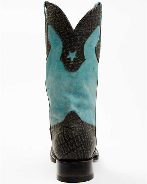 Image #5 - Ferrini Men's Acero Western Boots - Broad Square Toe, Black, hi-res