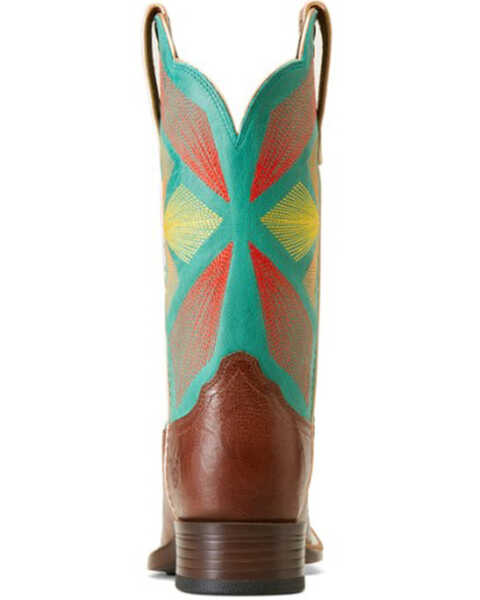 Image #3 - Ariat Women's Oak Grove Western Boots - Broad Square Toe , Brown, hi-res