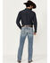 Image #3 - Ariat Men's Light Wash Baltimore Slim Straight Stretch Denim Jeans, Light Wash, hi-res