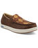 Image #1 - Twisted X Men's Exotic Ostrich Slip-On Ultralite X™ Casual Shoes - Moc Toe, Brown, hi-res