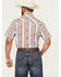 Image #4 - Rock & Roll Denim Men's Southwestern Striped Print Short Sleeve Snap Stretch Western Shirt, Multi, hi-res