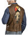 Image #1 - Kobler Circle of Life Leather Vest, Brown, hi-res
