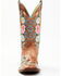 Image #4 - Macie Bean Women's Rose Garden Western Boots - Broad Square Toe, Honey, hi-res