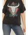 Image #3 - White Crow Women's Run Wild Cold Shoulder Short Sleeve Graphic Tee, Black, hi-res