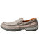 Twisted X Men's Woven Driving Moccasin Shoes - Moc Toe, Grey, hi-res