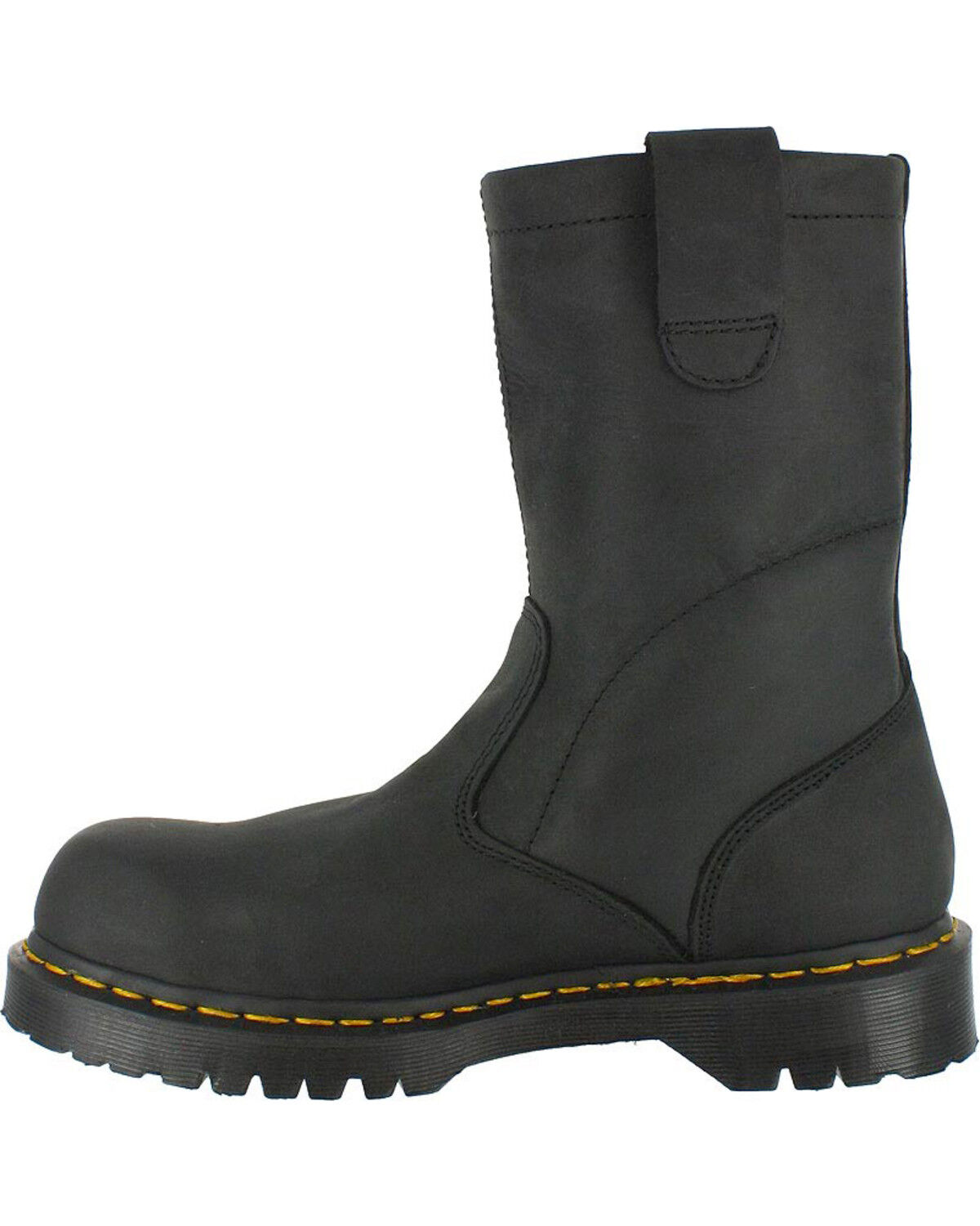 Image #3 - Dr. Martens Icon Ex Wide Wellington Work Boots - Steel Toe, Black, hi-res