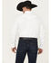 Image #4 - Cody James Black 1978® Men's Lawman Solid Long Sleeve Button-Down Western Shirt, White, hi-res