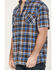 Image #3 - Ariat Men's Rebar Made Tough Short Sleeve Button-Down Stretch Work Shirt, Blue, hi-res