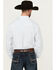 Image #4 - Wrangler Men's Classics Geo Print Long Sleeve Button-Down Western Shirt , White, hi-res