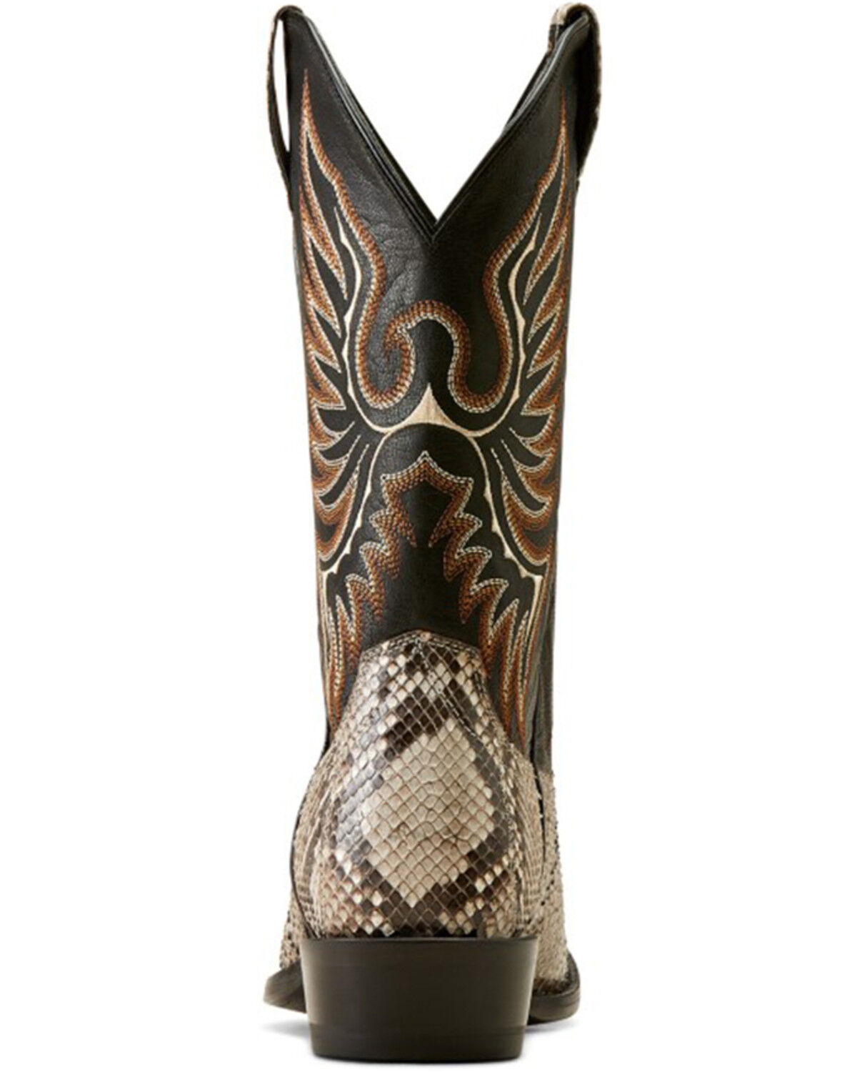 Image #3 - Ariat Men's Slick Exotic Python Western Boots - Round Toe, Brown, hi-res