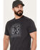 Image #2 - Brothers and Sons Men's Adventure Short Sleeve Graphic T-Shirt, Charcoal, hi-res