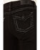 Image #2 - Miss Me Women's Mid Rise Border Pocket Bootcut Stretch Denim Jeans, , hi-res