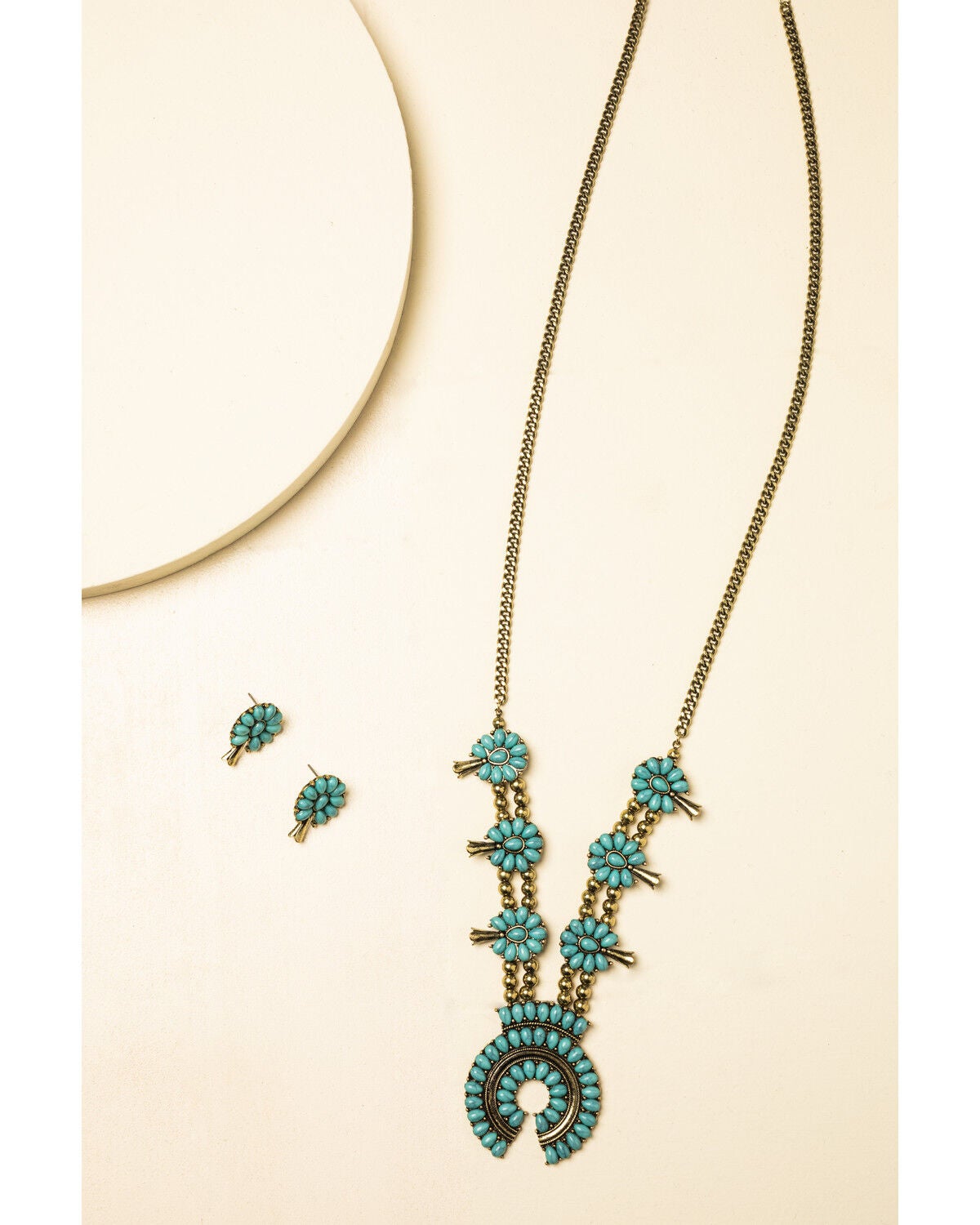 Image #2 - Shyanne Women's Summer Nights Bronze Squash Blossom Set, Bronze, hi-res