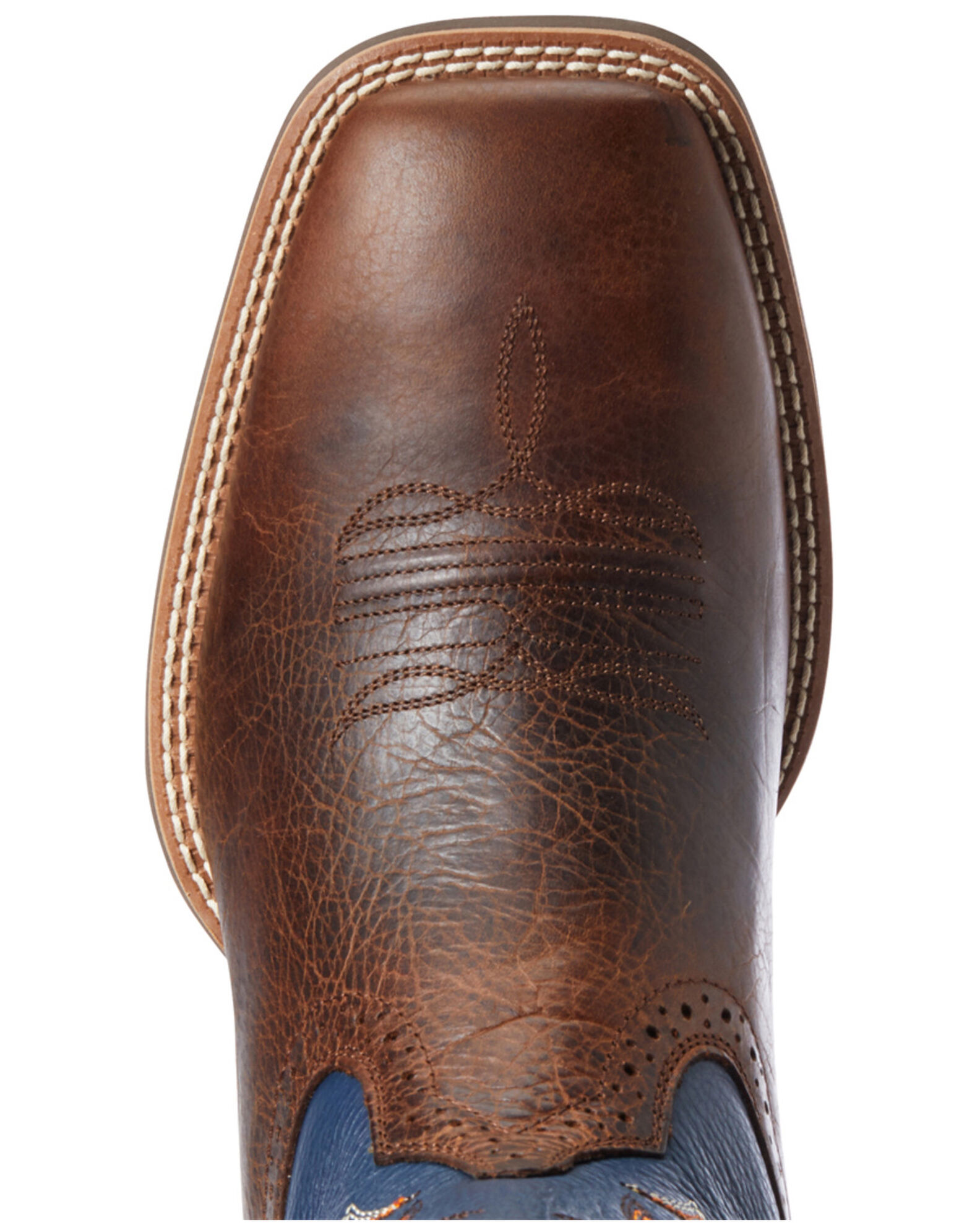 Image #4 - Ariat Men's Sport Knockout Western Performance Boots - Broad Square Toe, Dark Brown, hi-res