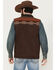 Image #4 - Cody James Men's Iroquois Southwestern Trucker Vest, Brown, hi-res