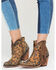 Image #2 - Liberty Black Women's Chita Miel Fringe Booties - Round Toe, Cheetah, hi-res