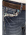 Image #4 - Grace in LA Girls' Medium Wash Mid Rise Southwestern Bootcut Jeans, Medium Wash, hi-res
