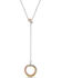 Montana Silversmiths Women's Trio Rings Lariat Necklace, Silver, hi-res