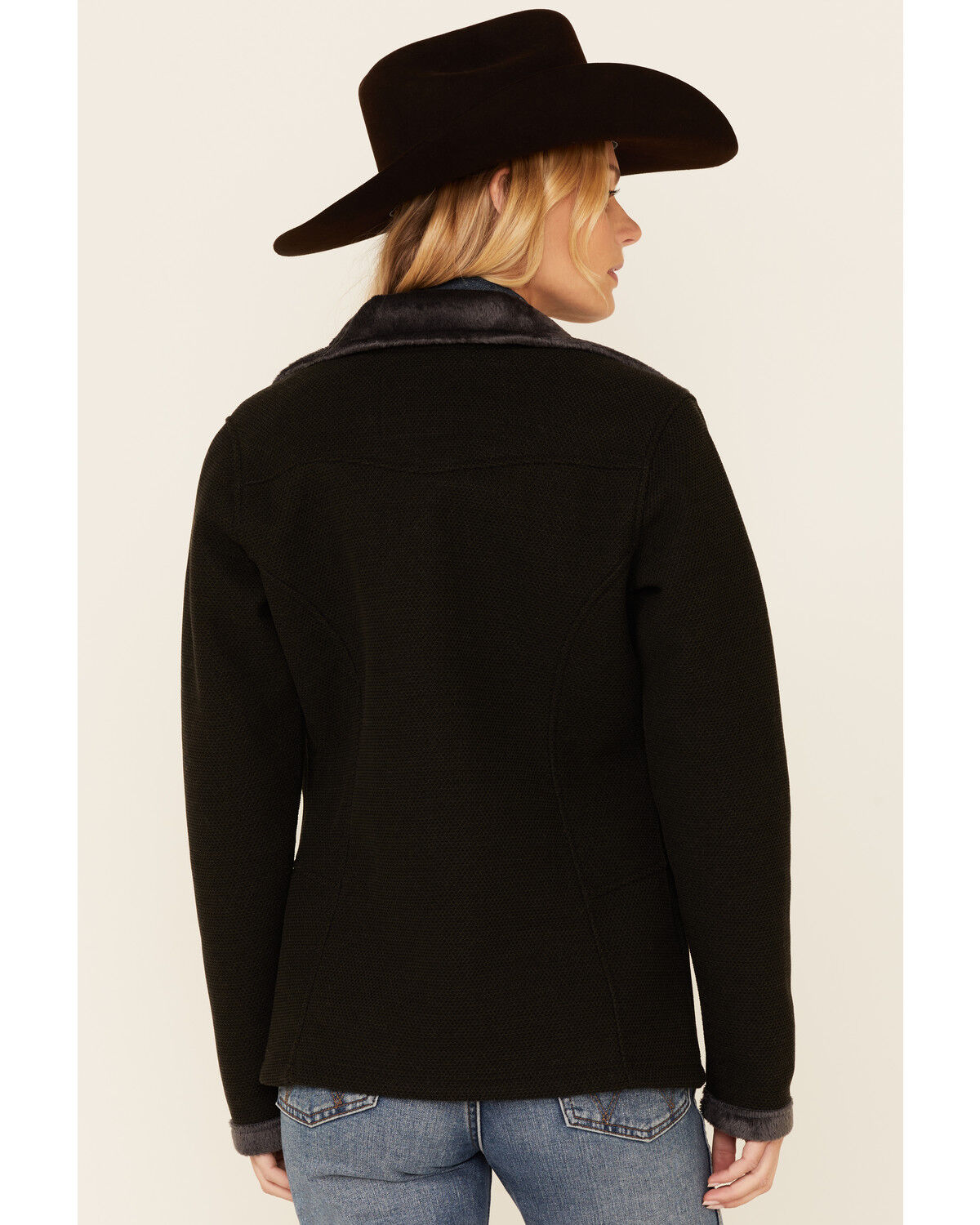 Image #4 - Powder River Outfitters Women's Solid Honeycomb Performance Zip-Front Jacket, , hi-res