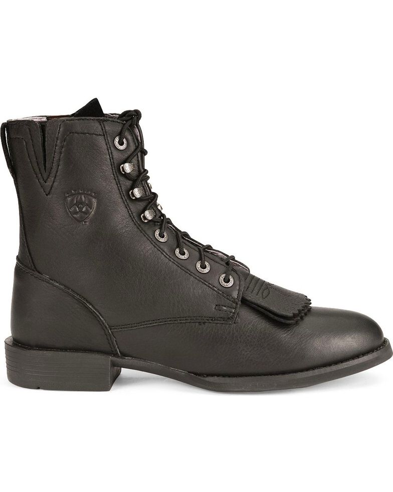 Ariat Women's Heritage II Lacer Boots, Black, hi-res