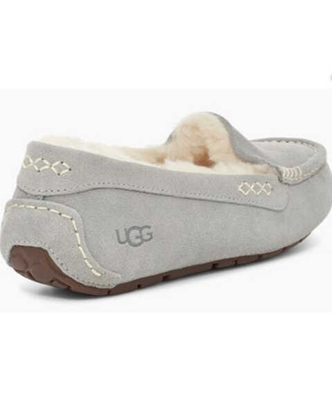 Image #4 - UGG Women's Ansley Slip-On UGGpure™ Wool Shoe - Moc Toe, Light Grey, hi-res