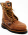 Image #1 - Thorogood Men's 8" Crazyhorse USA Waterproof Work Boots - Steel Toe, Brown, hi-res