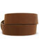 Justin Men's Basic Leather Work Belt - Reg & Big, Bark, hi-res