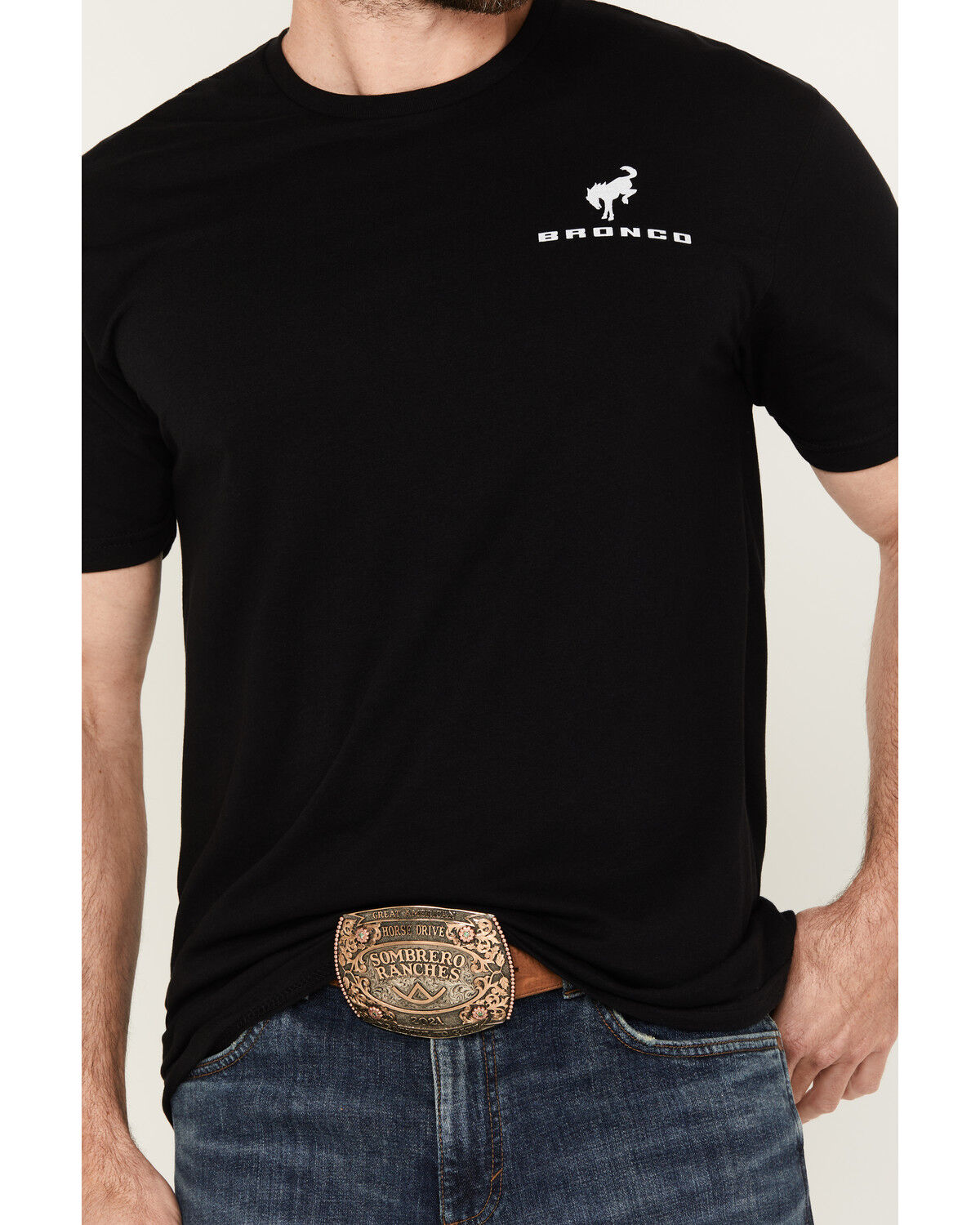 Image #3 - Buckwear Men's Bronco Trail Buster Short Sleeve Graphic T-Shirt, , hi-res