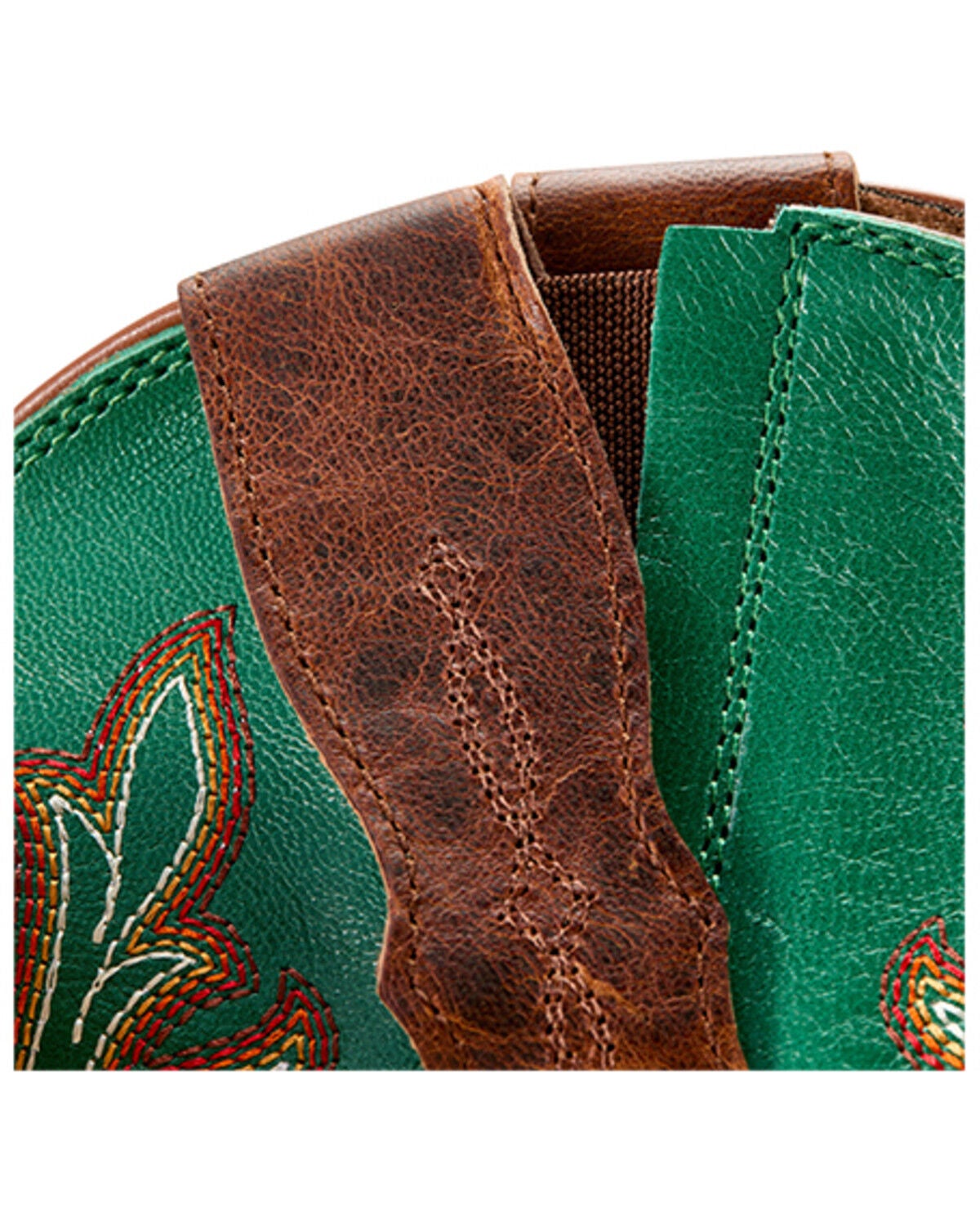 Image #6 - Ariat Women's Round Up Performance Western Boots - Broad Square Toe, Brown, hi-res