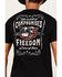 Image #4 - Buckwear Men's Freedom Label Short Sleeve Graphic T-Shirt, Black, hi-res