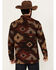 Image #4 - Moonshine Spirit Men's Spot Light Southwestern Print Long Sleeve Snap Western Shirt, Black, hi-res