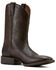 Image #1 - Ariat Men's Sport Performance Western Boots - Broad Square Toe, Chocolate, hi-res