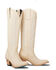 Image #1 - Lane Women's Jentry Knee High Western Boots - Round Toe, Ivory, hi-res
