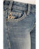 Image #4 - Rock & Roll Denim Girls' Star Pocket Bootcut Stretch Denim Jeans, Blue, hi-res
