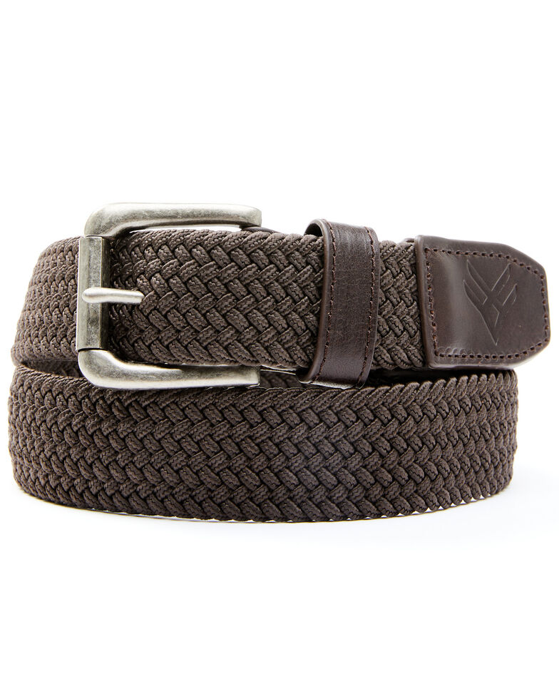 Hawx Men's Brown Web Work Belt, Brown, hi-res
