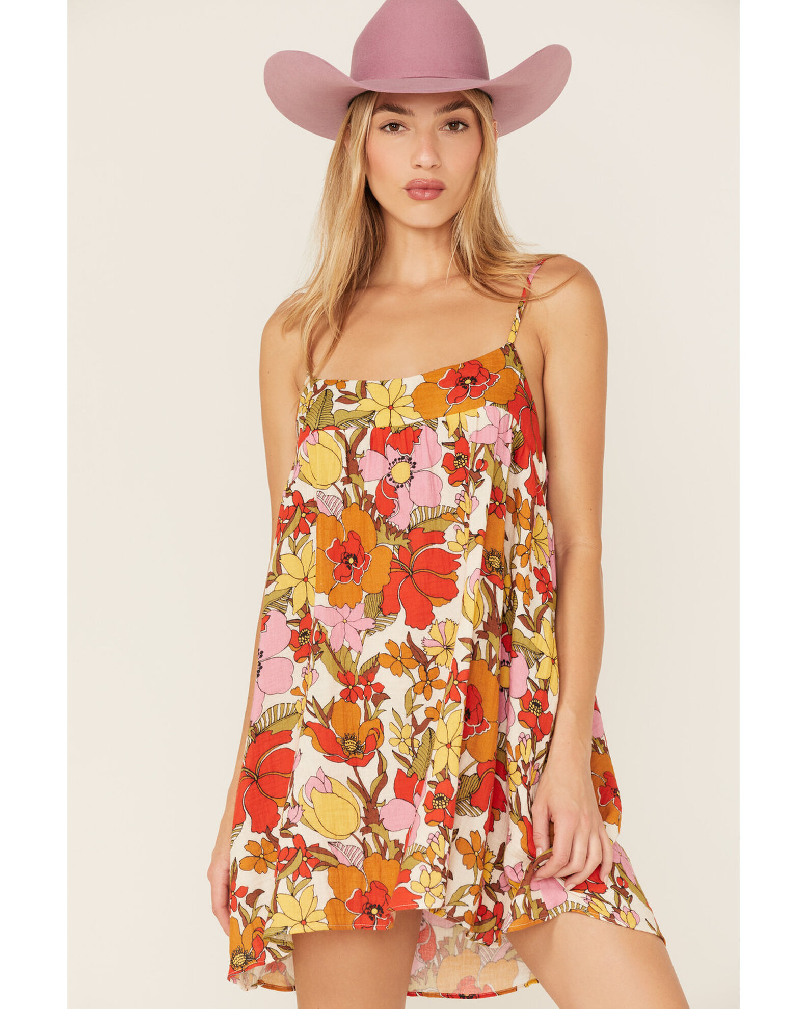 Show Me Your Mumu Women s Oasis Floral Print Mini Dress Country