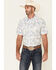 Image #1 - Cowboy Hardware Men's Double Paisley Print Short Sleeve Western Shirt, , hi-res