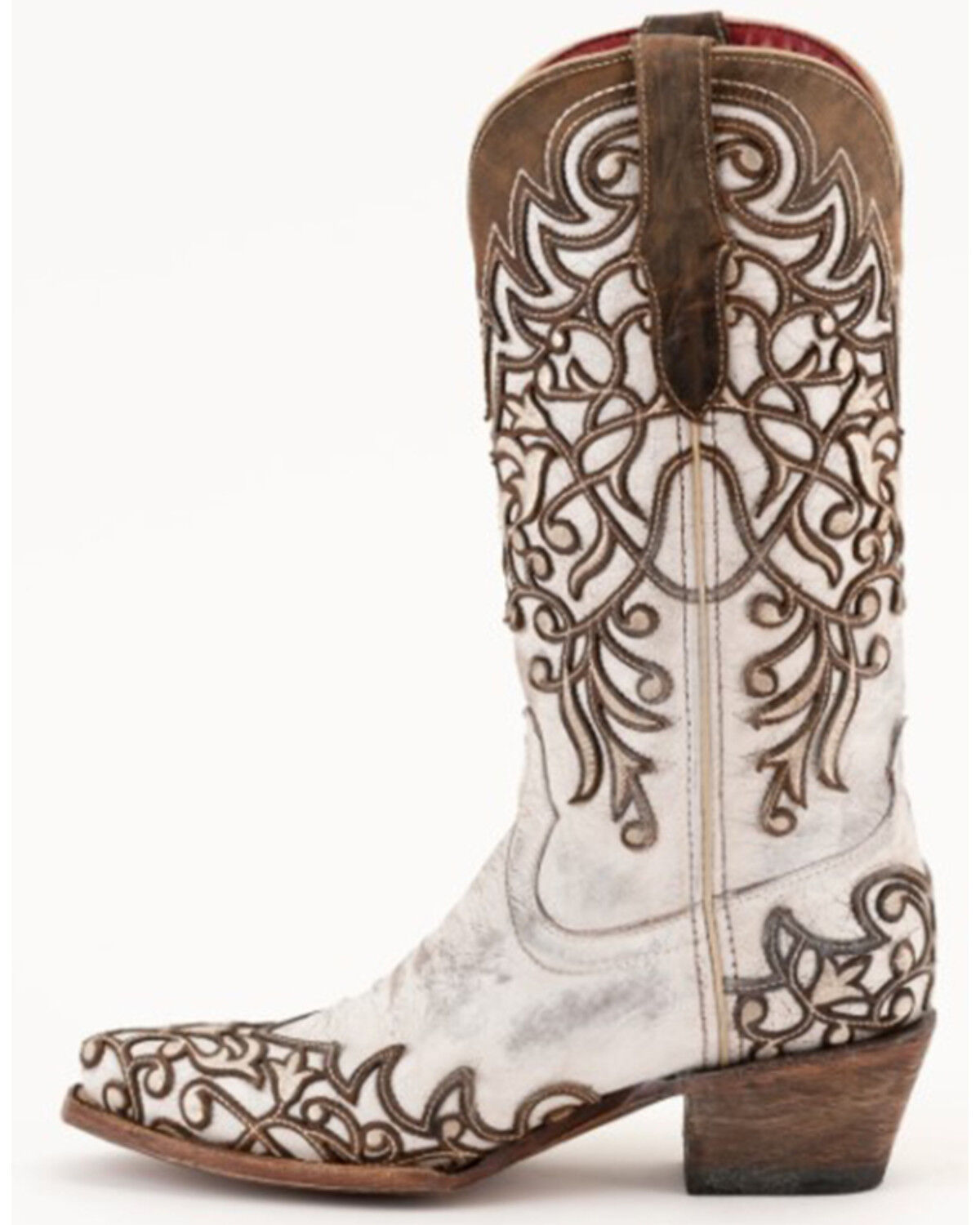 Image #3 - Ferrini Women's Ivy Vintage Embroidered Western Boots - Snip Toe, , hi-res