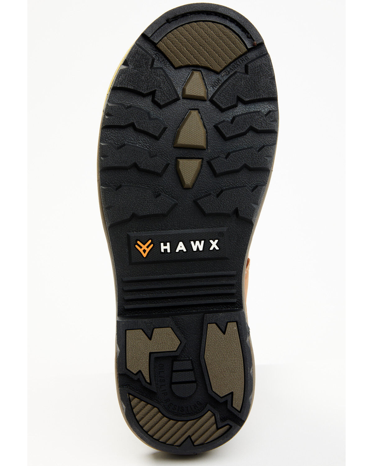 Image #7 - Hawx Men's 8" Crew Chief Internal Internal Met Guard Work Boots - Composite Toe, Brown, hi-res