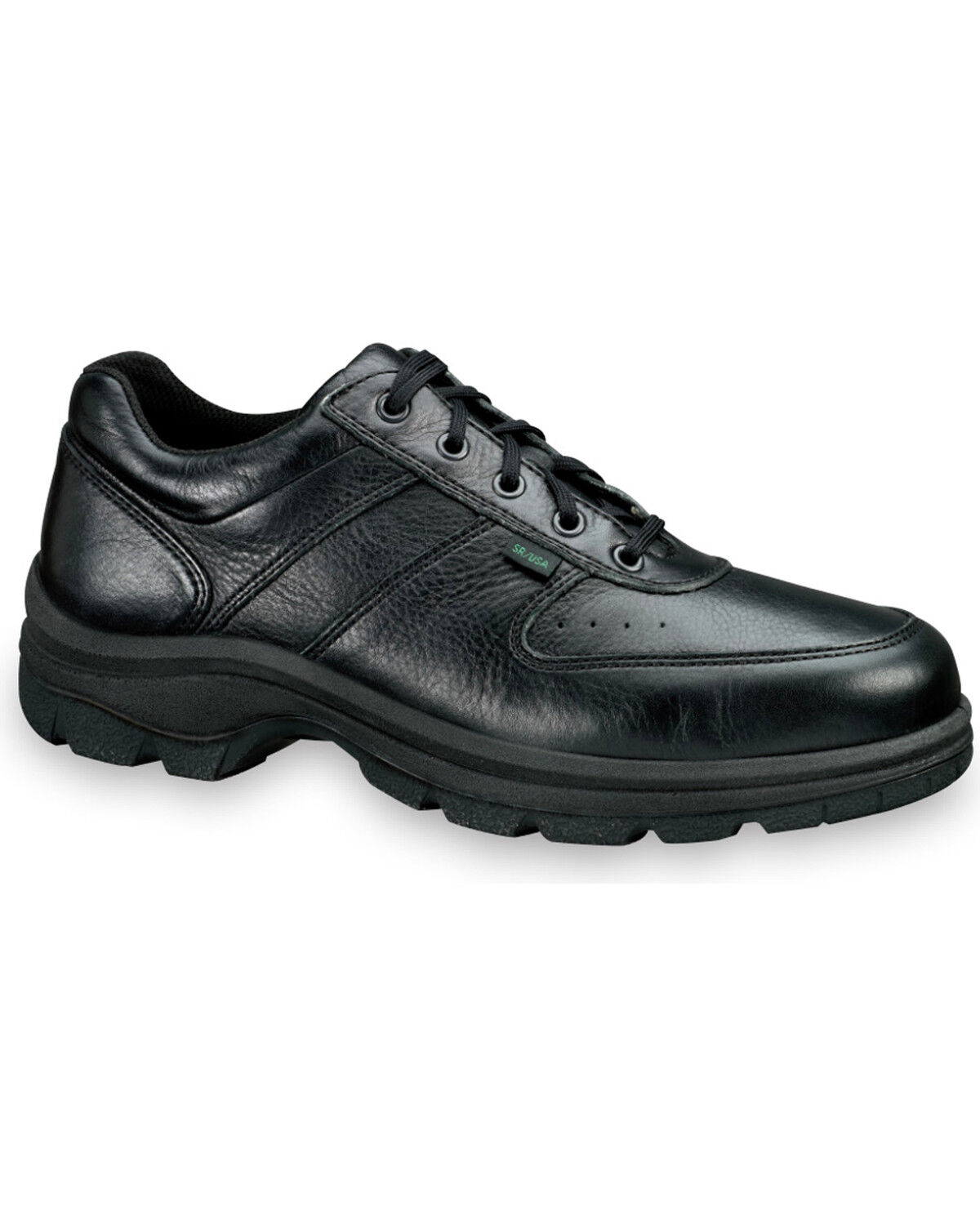 Image #1 - Thorogood Men's USA SoftStreets Postal Certified Oxford Shoes, Black, hi-res