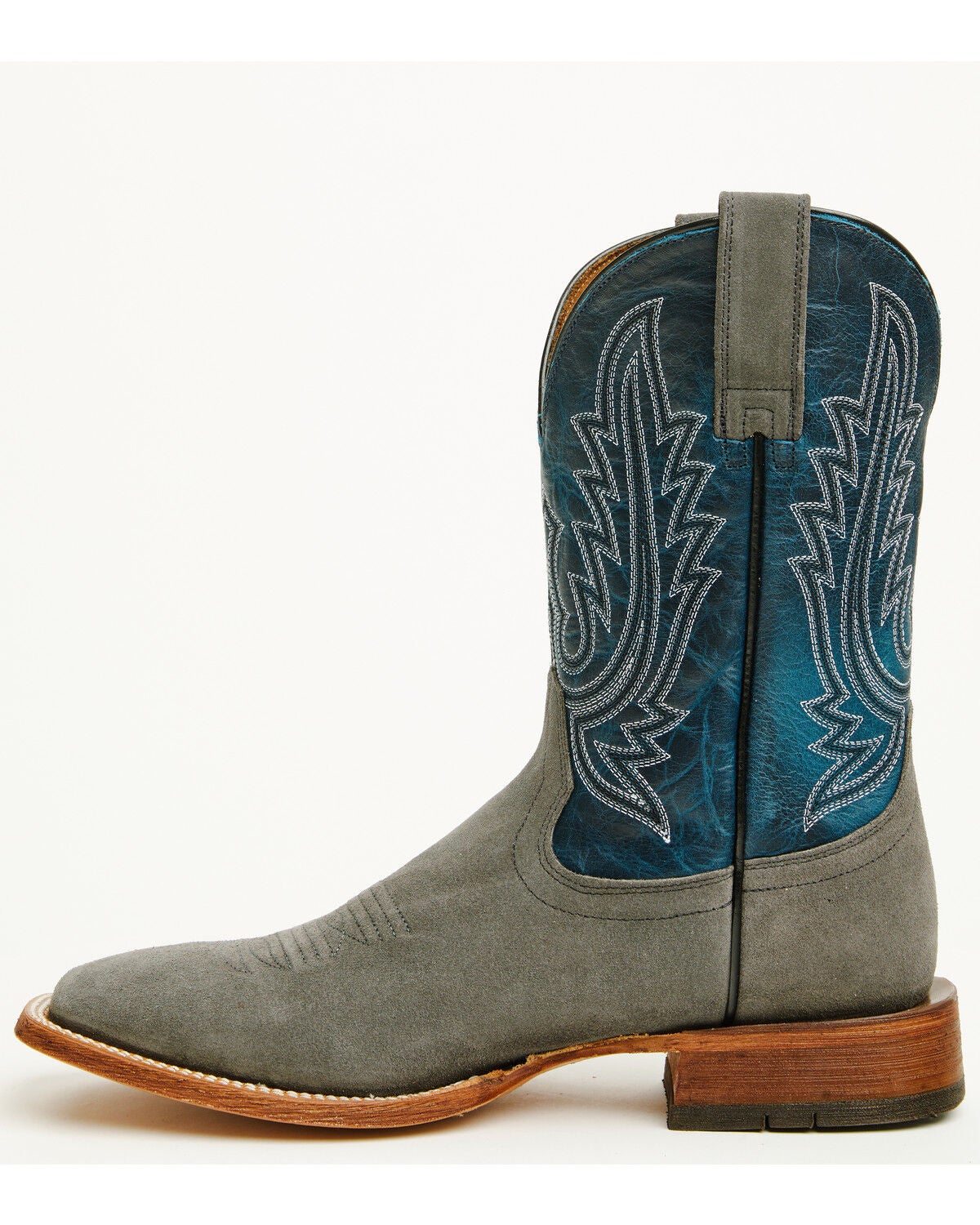 Image #3 - Ariat Men's County Roads Western Boots - Broad Square Toe, Grey, hi-res